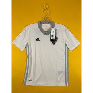 Adidas Colorado Rapids Football Jersey Top Boys Youth M 11-12Y White Gray NWT